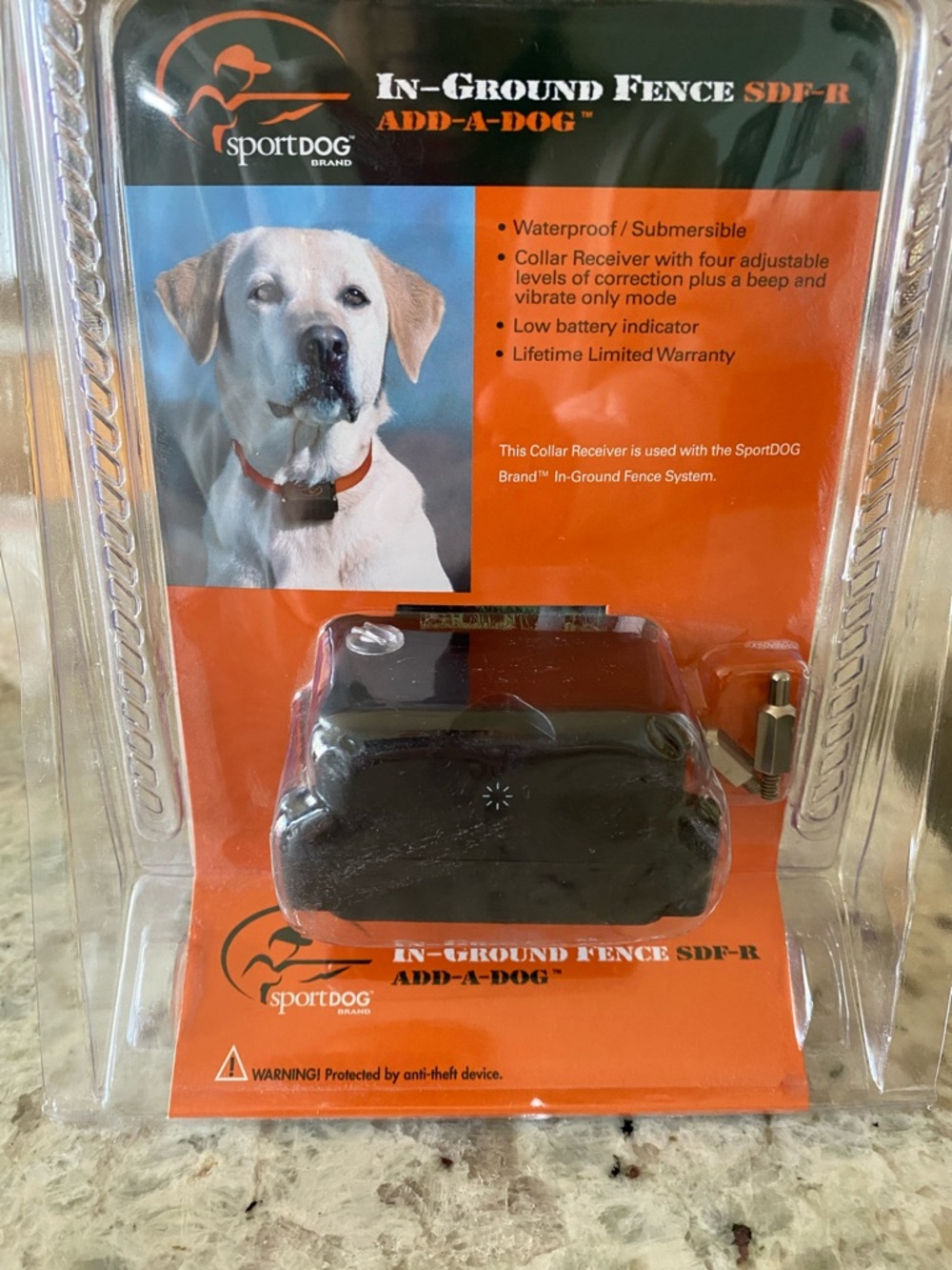 SportDOG In-Ground Fence Add-A-Dog Receiver Collar - Orange/Black